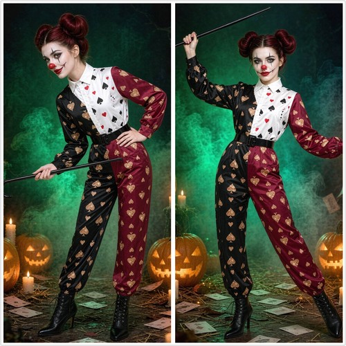 Costume uniforme pagliaccio