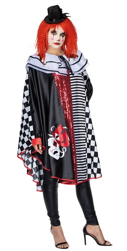 Pierrot clown costume donna - pierrot,