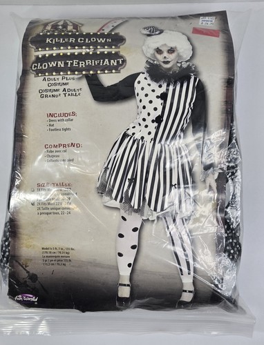 Costume donna fun world killer - costume,
