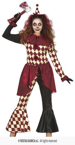 Costume clown donna - clown,