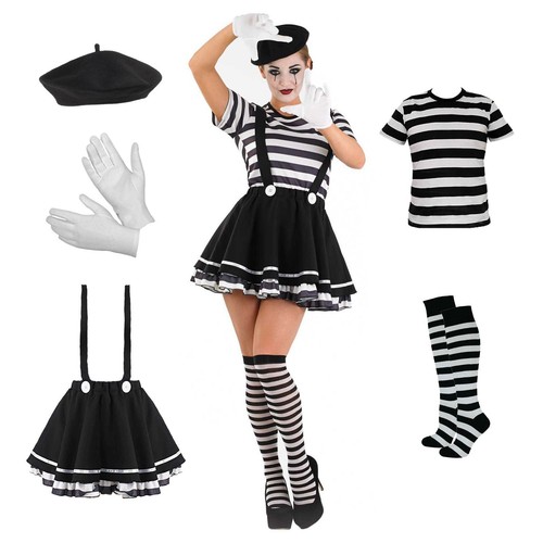 Costume donna artista mimo - , +