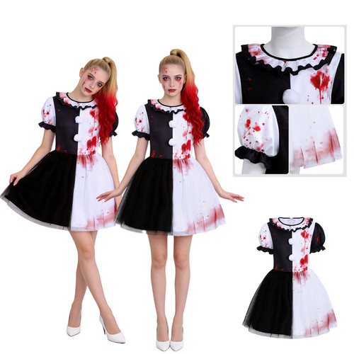 Costume cosplay pagliaccio