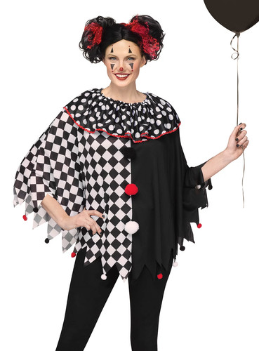Poncho clown costume - clown,