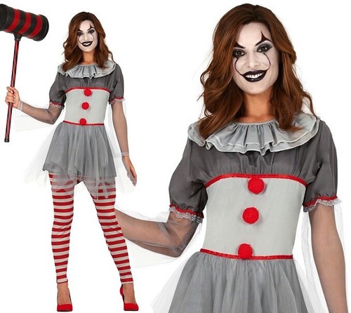 Costume donna clown - clown, pagliaccio