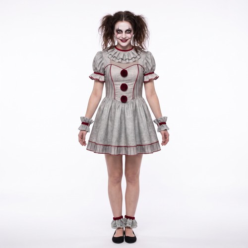 Costume pagliaccio spaventoso