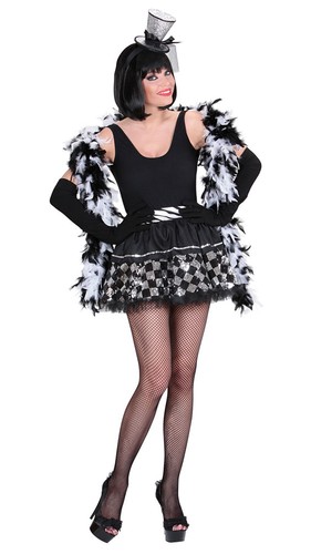 Glitterato pierrot clown gonna - clown,