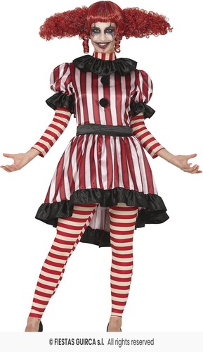 Costume donna clown pagliaccio - clown,